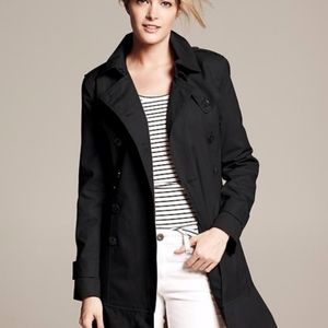 Banana Republic Ruffle Trench Coat (Size PXS)